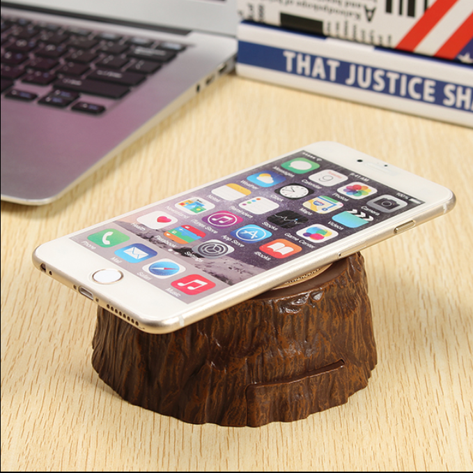 Portable Bluetooth Mini Speaker with Subwoofer - Outdoor Wood-Style Design