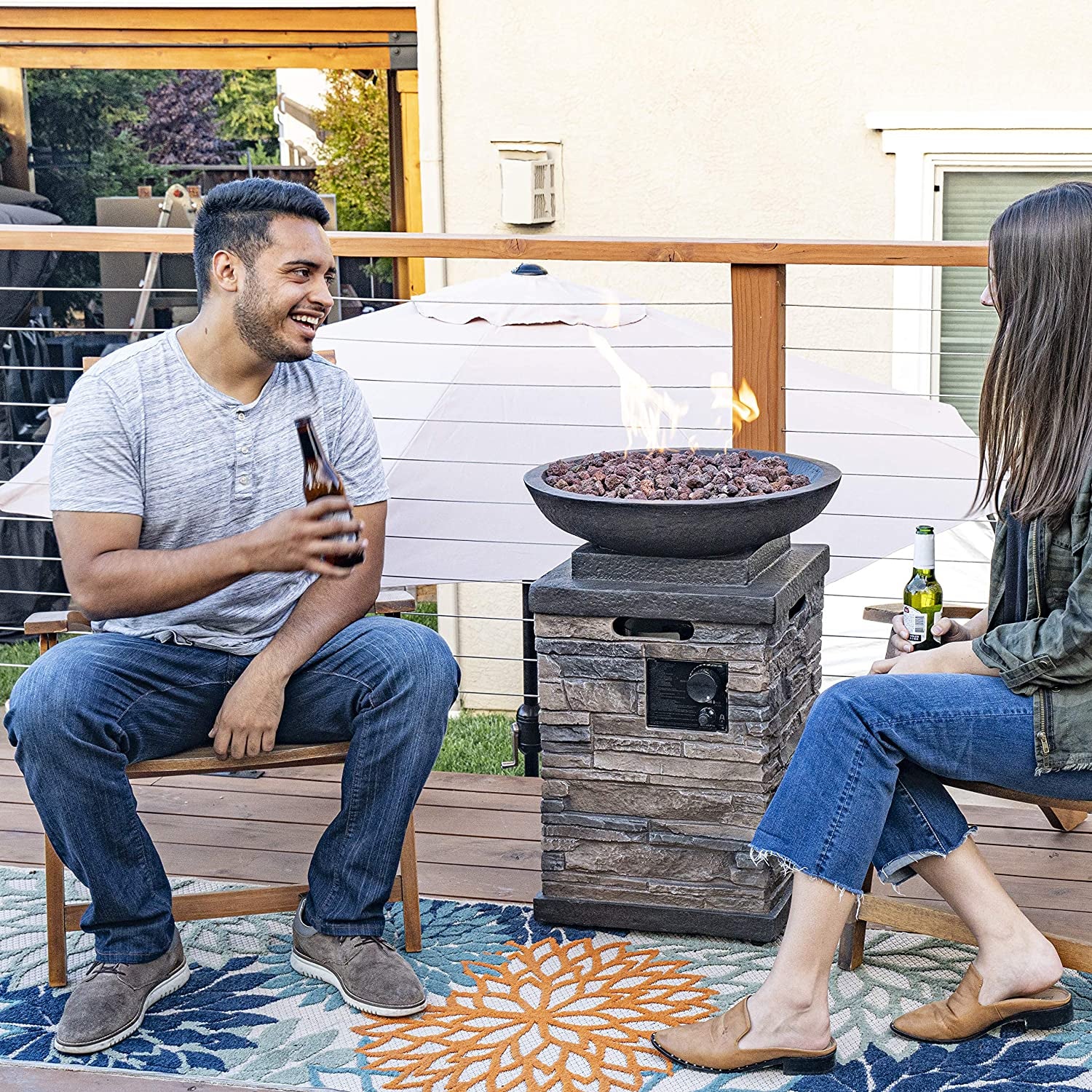 Enhance Outdoor Ambiance with Newcastle Propane Firebowl