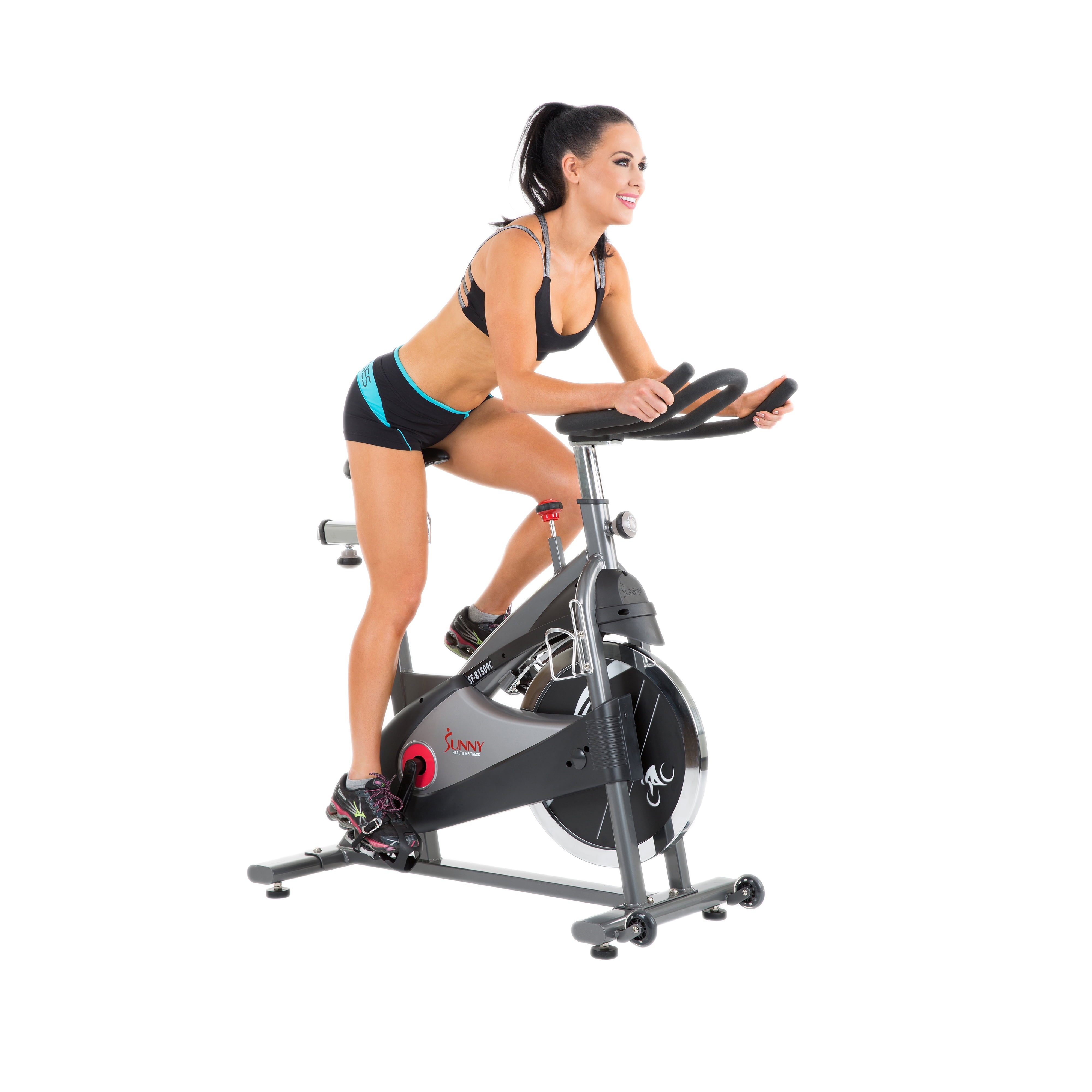 Sunny Health & Fitness SF-B1509 Elite Belt Drive Indoor Cycle