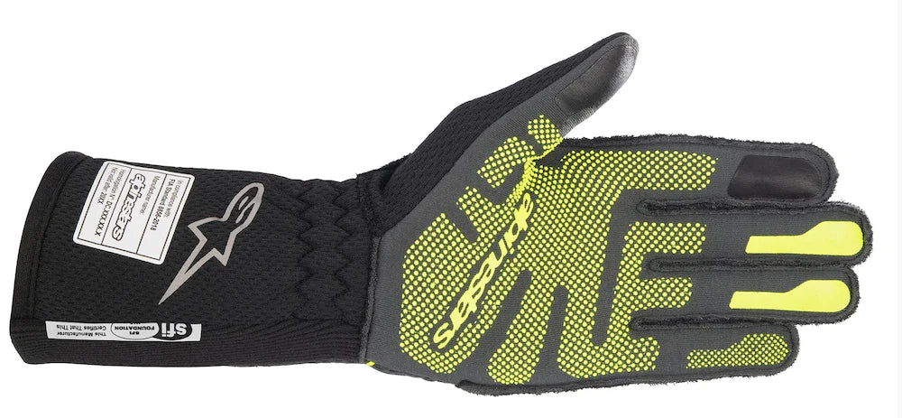 Alpinestars Tech-1 ZX v3 Nomex Racing Gloves - Enhanced Safety and Performance