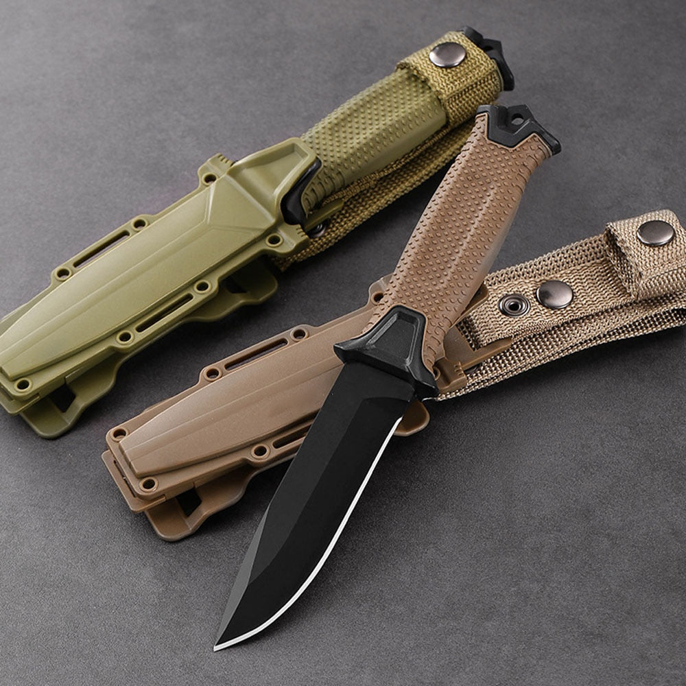 Stainless Steel Tactical Knife for Outdoor Adventures