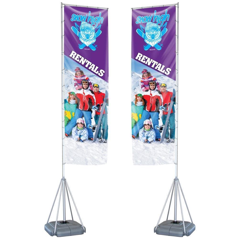 Mondo Custom Outdoor Flagpole Banner Stand