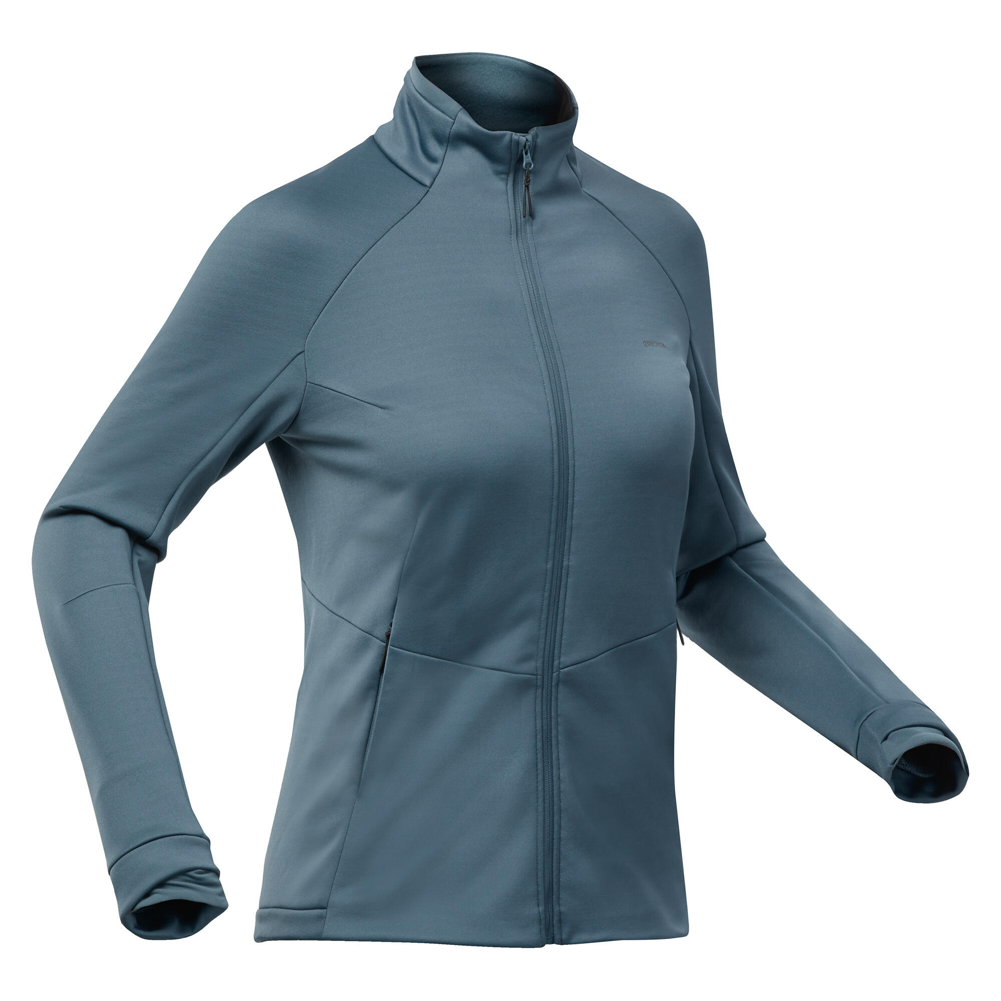 Women's Mont Blanc-Inspired Stretch Fleece Jacket for Hiking - MH520