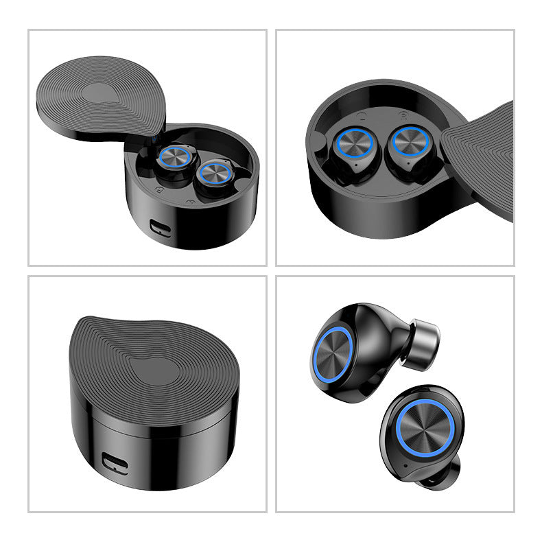 Wireless Bluetooth Sports Earbuds with Battery Display and Voice Control