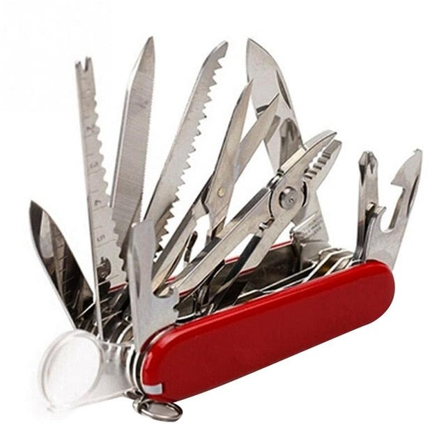 Swiss Tech 30-in-1 Multi-Tool Knife - Ultimate Outdoor and Everyday Companion