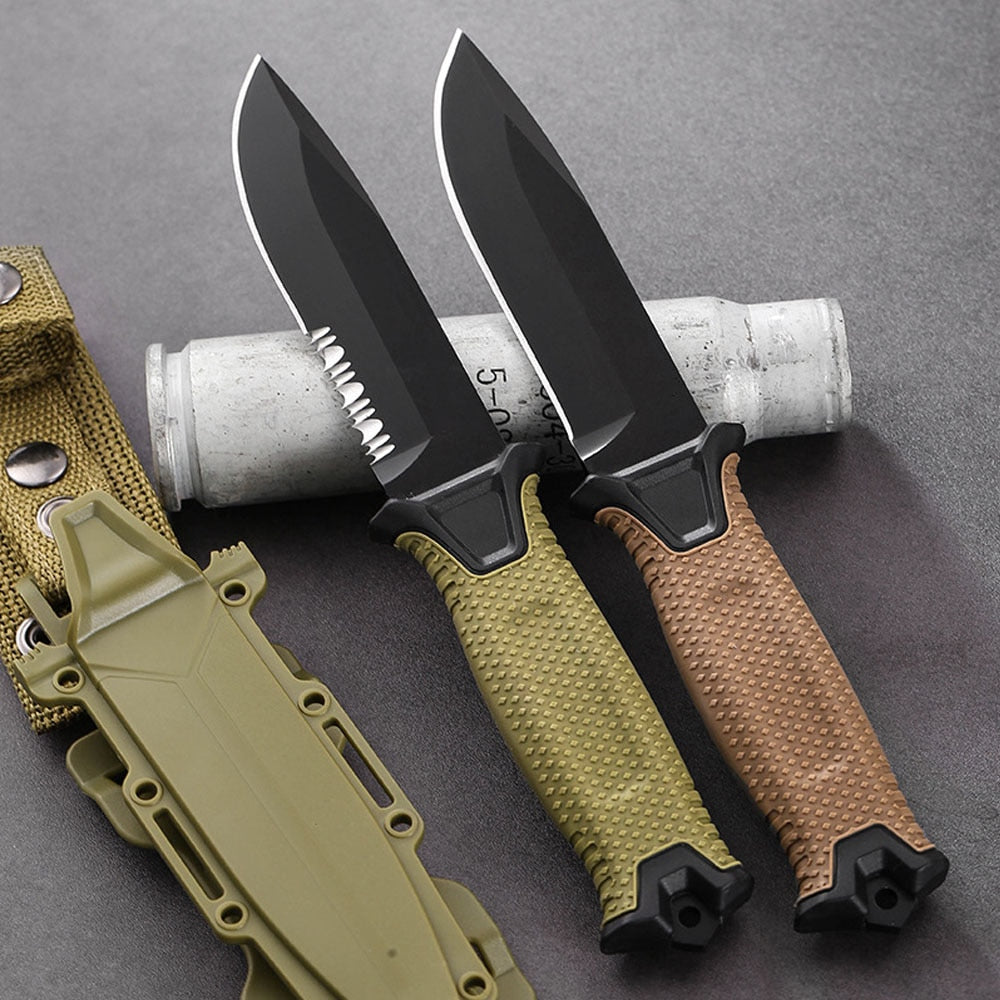 Stainless Steel Tactical Knife for Outdoor Adventures