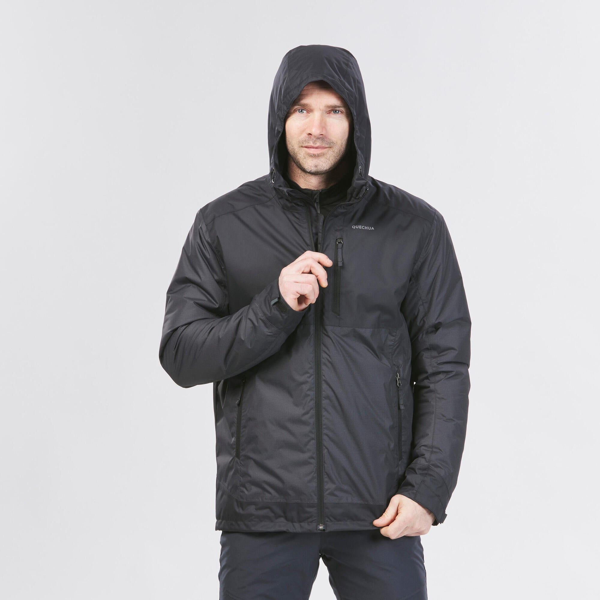 Men's Cold-Weather Hiking Jacket - Waterproof & Warm