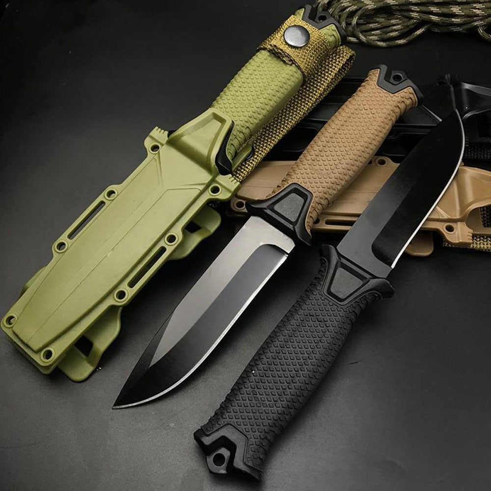 Stainless Steel Tactical Knife for Outdoor Adventures