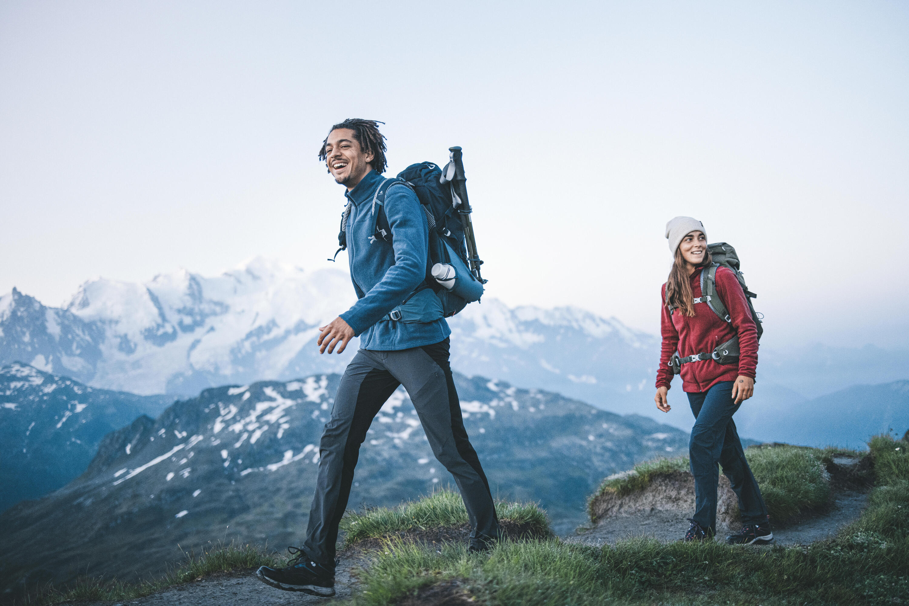 Men's Hiking Fleece Jacket - MH120 Enhanced