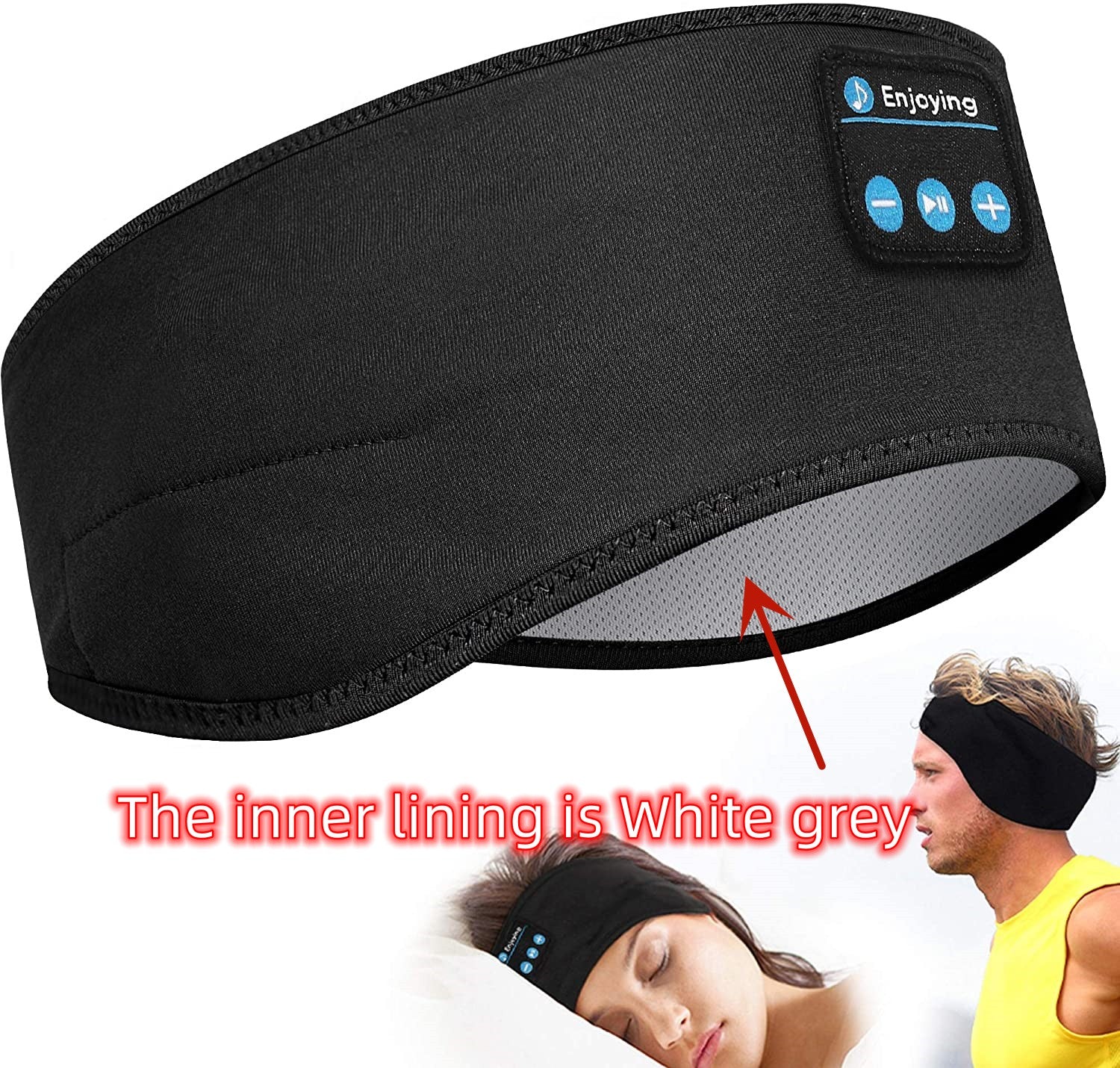 Revolutionary 2-in-1 Sleep Headband with Bluetooth Earbuds