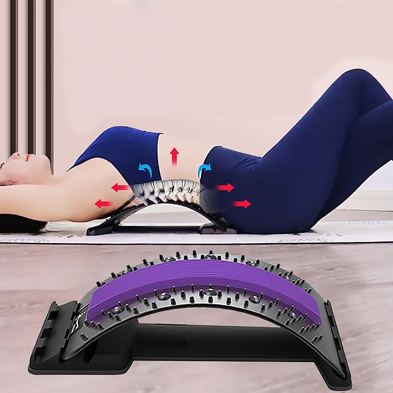 SRline Ergonomic Lumbar Massager - Versatile Support for Fitness and Wellness