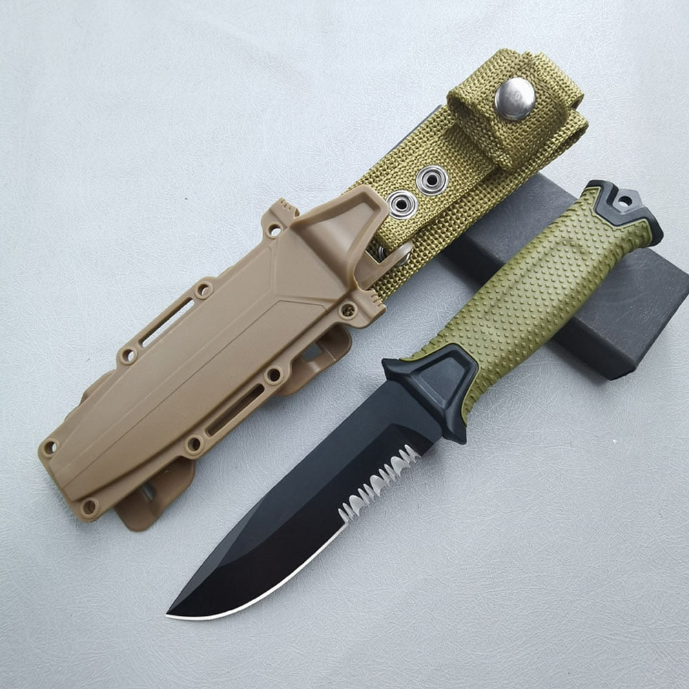 Stainless Steel Tactical Knife for Outdoor Adventures