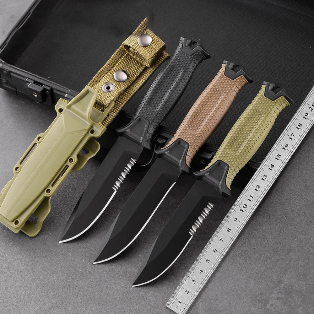 Stainless Steel Tactical Knife for Outdoor Adventures