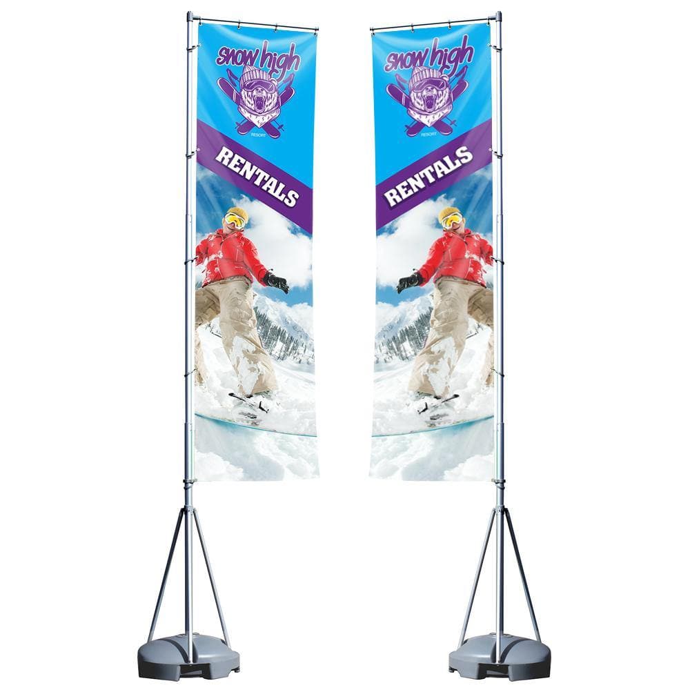 Mondo Custom Outdoor Flagpole Banner Stand