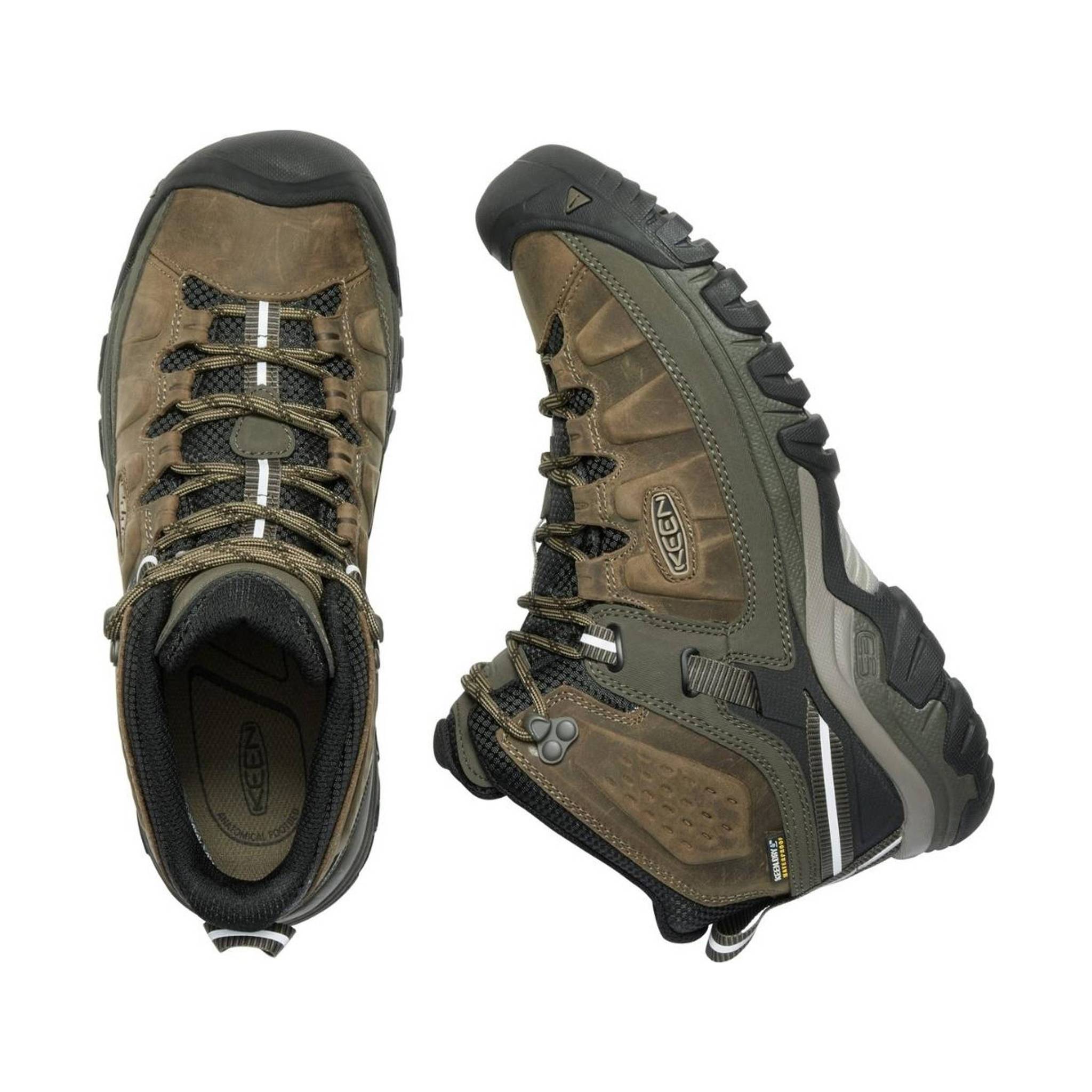 KEEN Men's Targhee III Waterproof Hiking Boots - Bungee Cord/Black