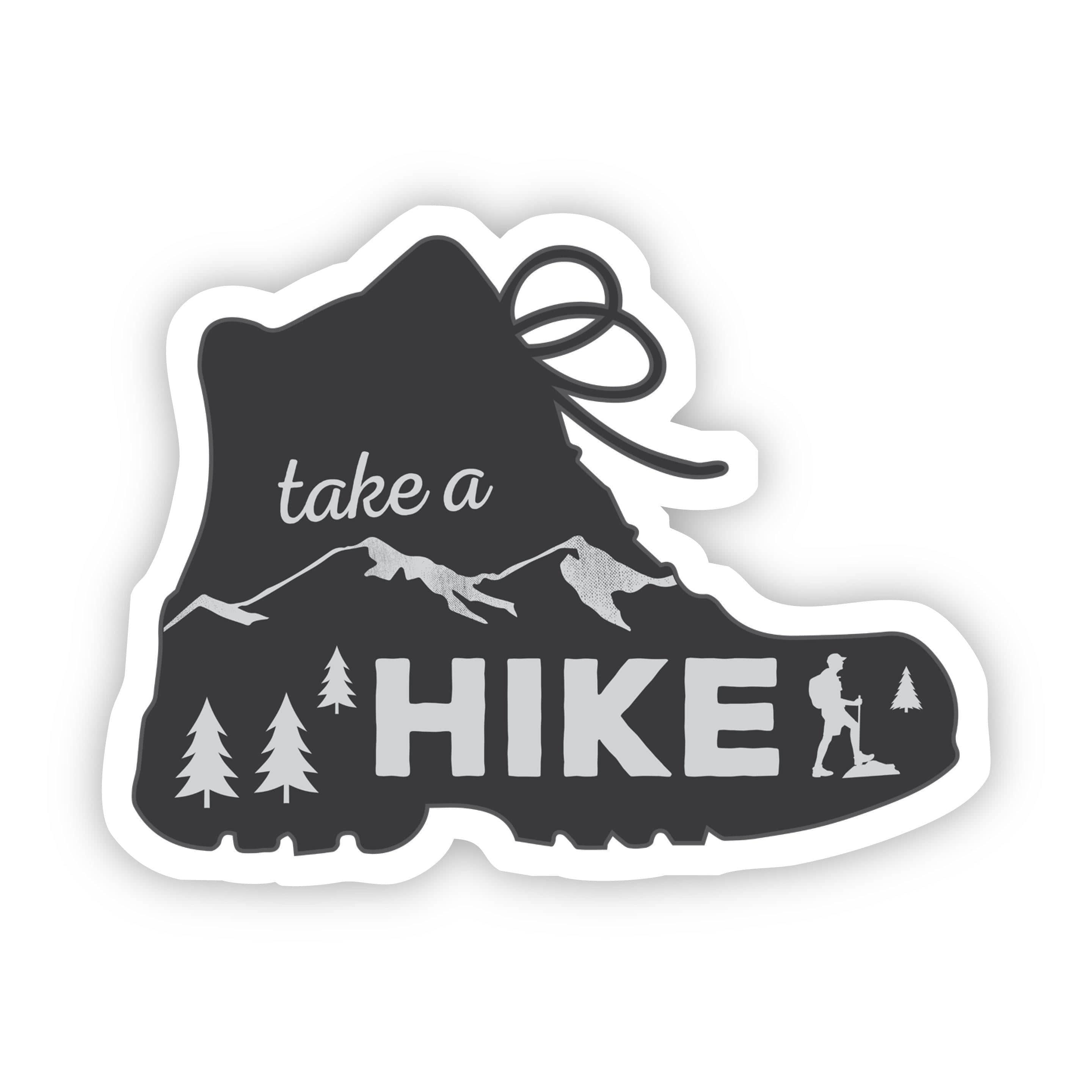 Hiking Enthusiast's Boot Sticker by Eric B.