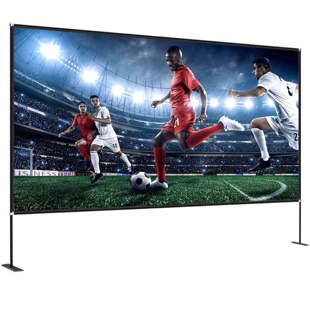 VEVOR Portable Outdoor Movie Screen with Stand