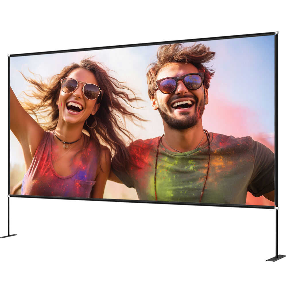 VEVOR Portable Outdoor Movie Screen with Stand