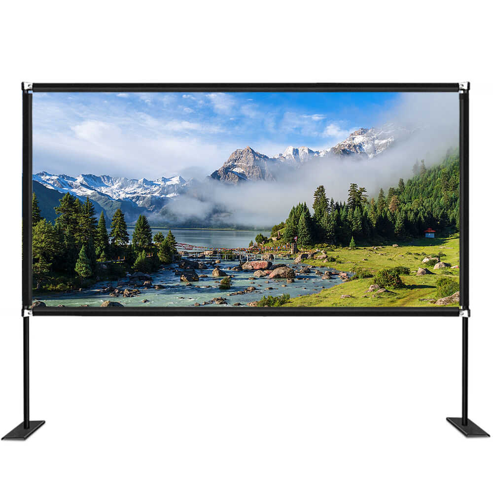 VEVOR Portable Outdoor Movie Screen with Stand