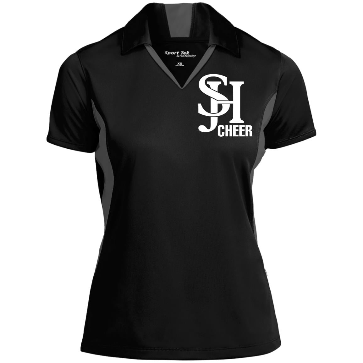 Sport-Tek Ladies Colorblock Performance Polo - Moisture-Wicking & Tag-Free
