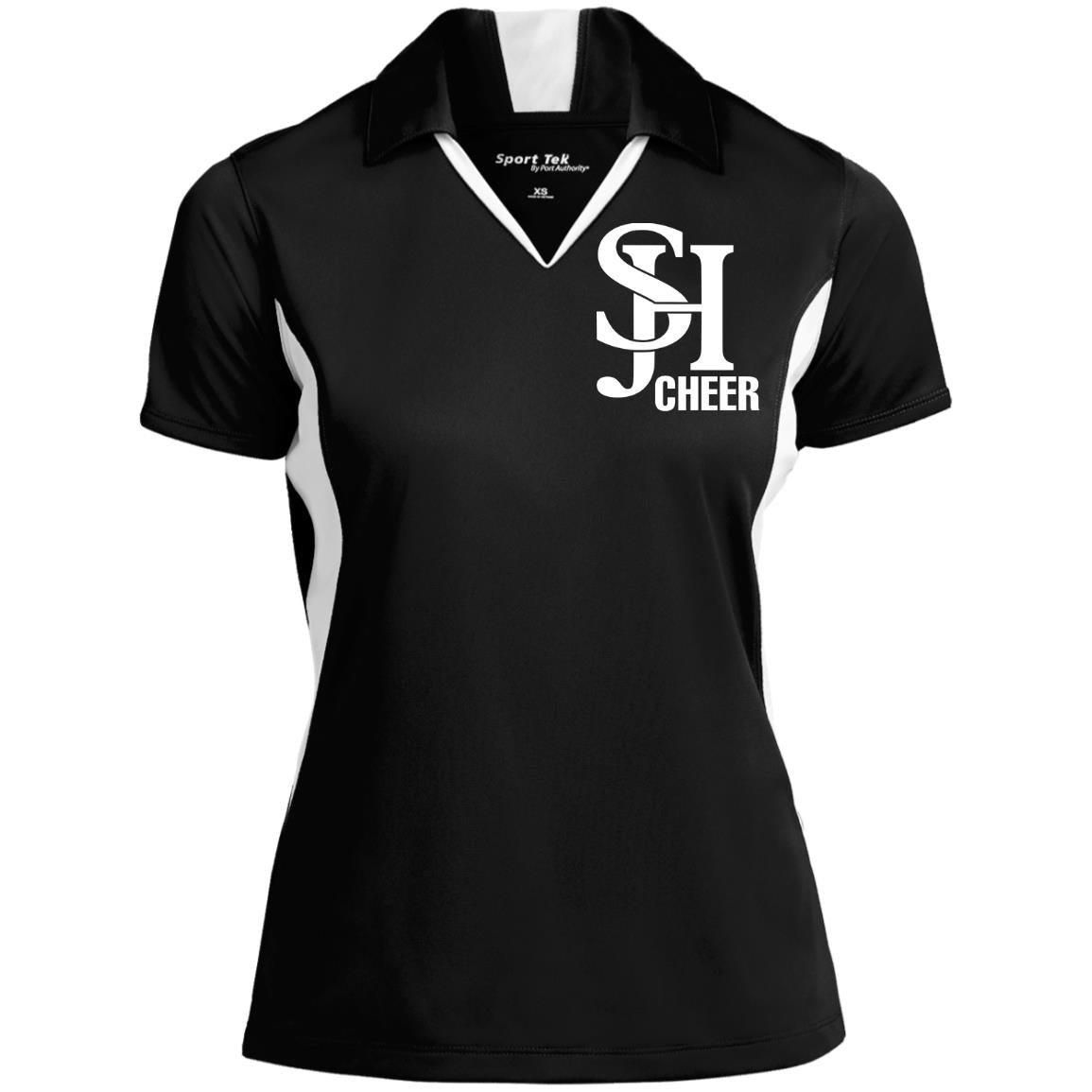 Sport-Tek Ladies Colorblock Performance Polo - Moisture-Wicking & Tag-Free