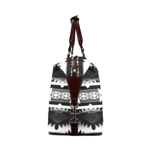 Okotoks Black and White Classic Travel Bag - Durable Water-Resistant Sports Bag