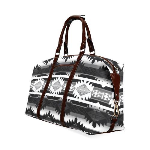Okotoks Black and White Classic Travel Bag - Durable Water-Resistant Sports Bag
