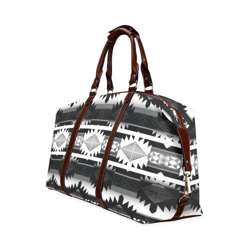 Okotoks Black and White Classic Travel Bag - Durable Water-Resistant Sports Bag