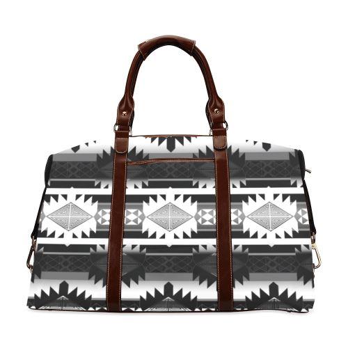 Okotoks Black and White Classic Travel Bag - Durable Water-Resistant Sports Bag