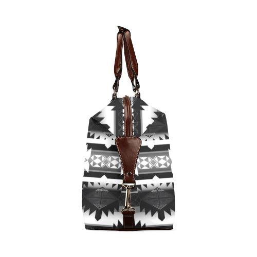 Okotoks Black and White Classic Travel Bag - Durable Water-Resistant Sports Bag