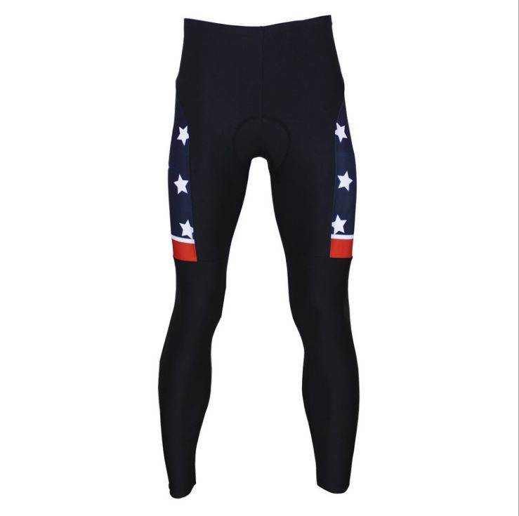 ILPARADINO Men’s Black Silica Gel Padded Cycling Pants for Outdoor Sports