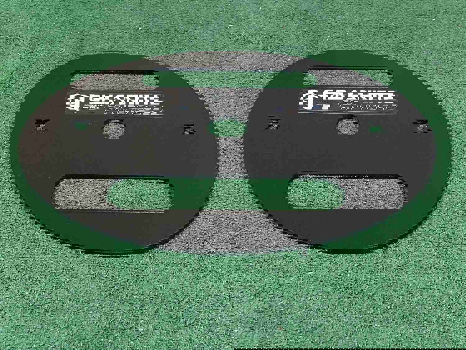 Granite Fitness Thin Steel Olympic Weight Plate 10Lb Pair