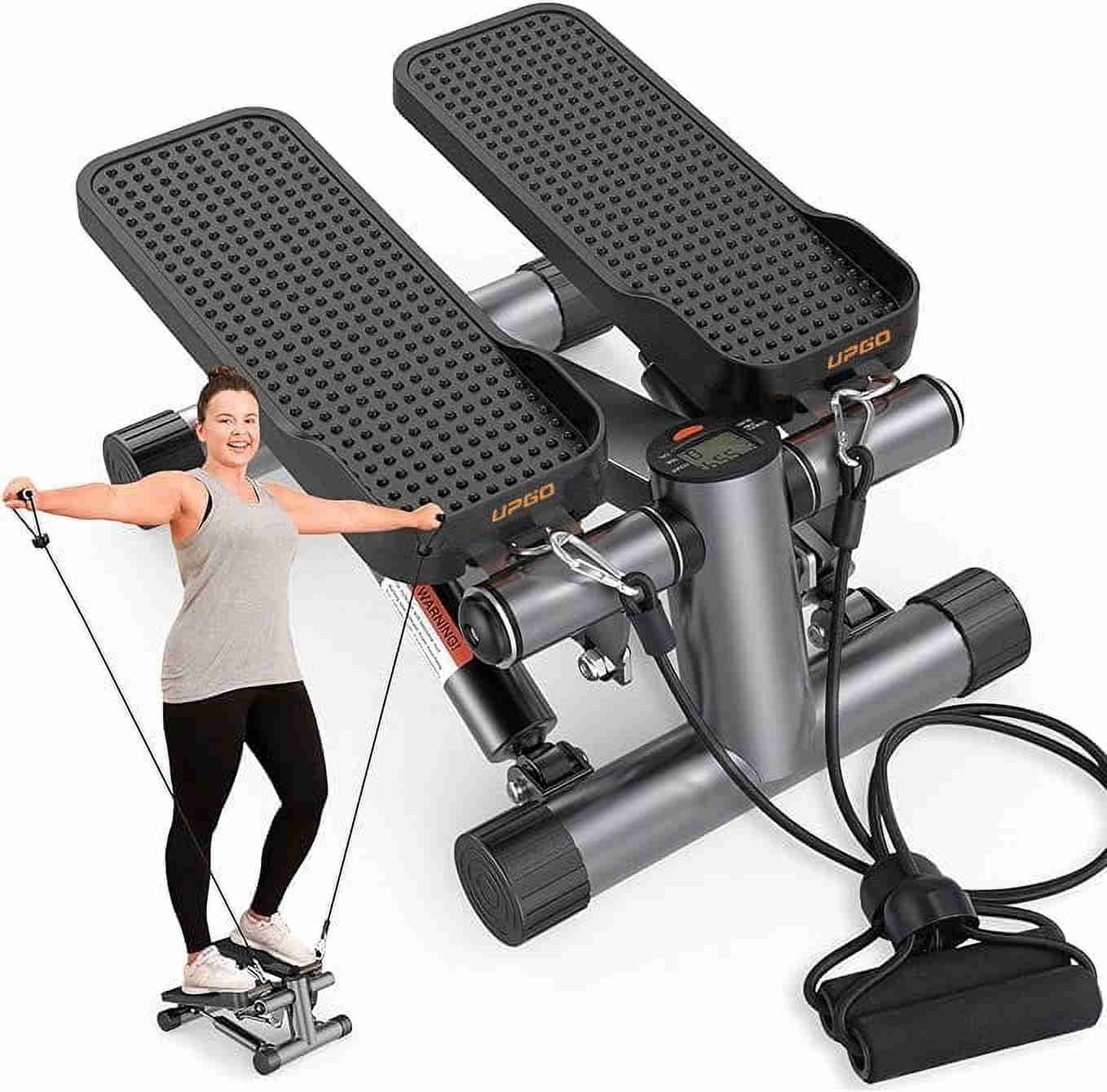 Upgo Stair Stepper with Resistance Bands - Full Body Workout Equipment (330lbs Capacity)