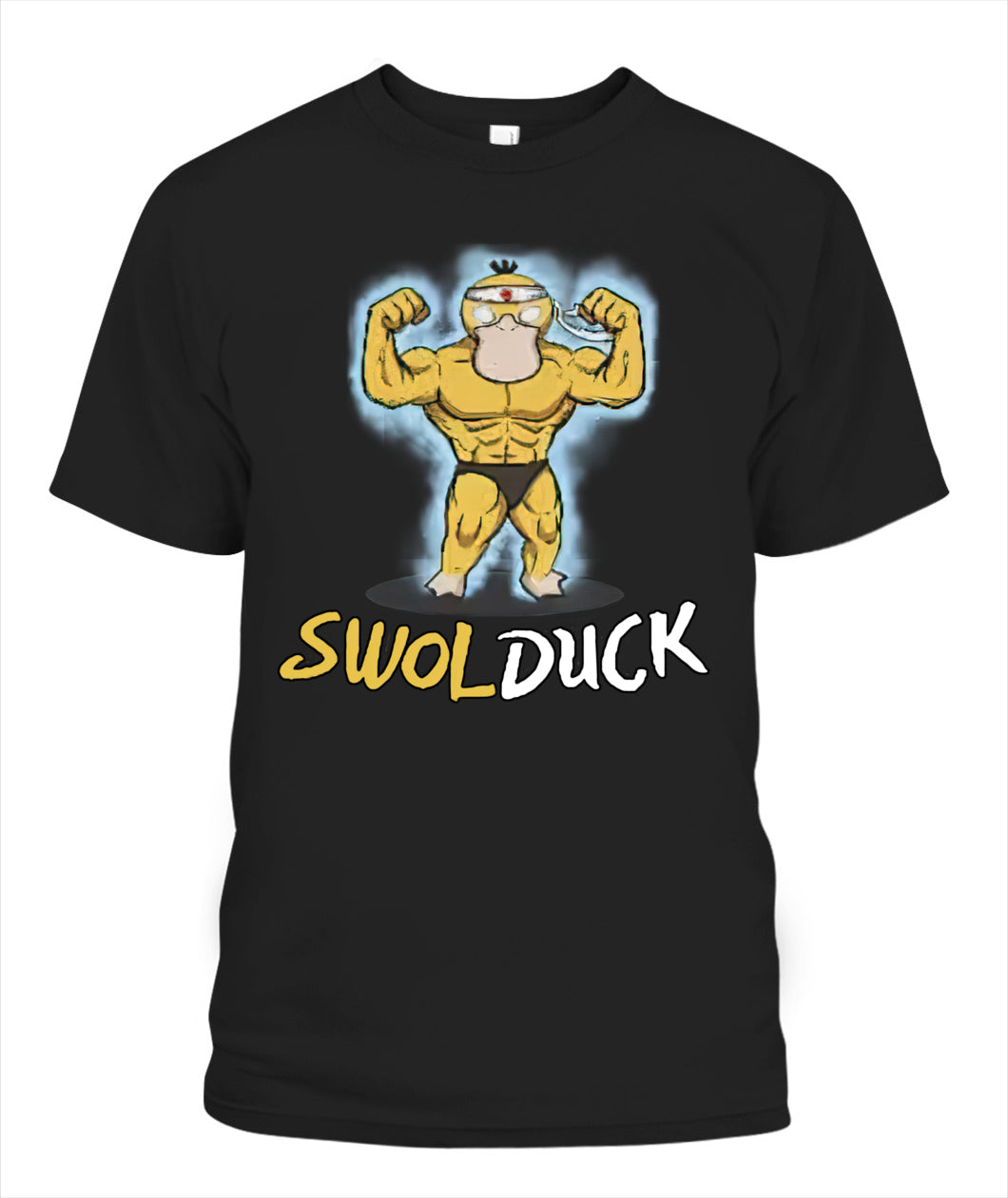 Swolduck Gym Custom Graphic Cotton T-Shirt - Unisex Classic Fit