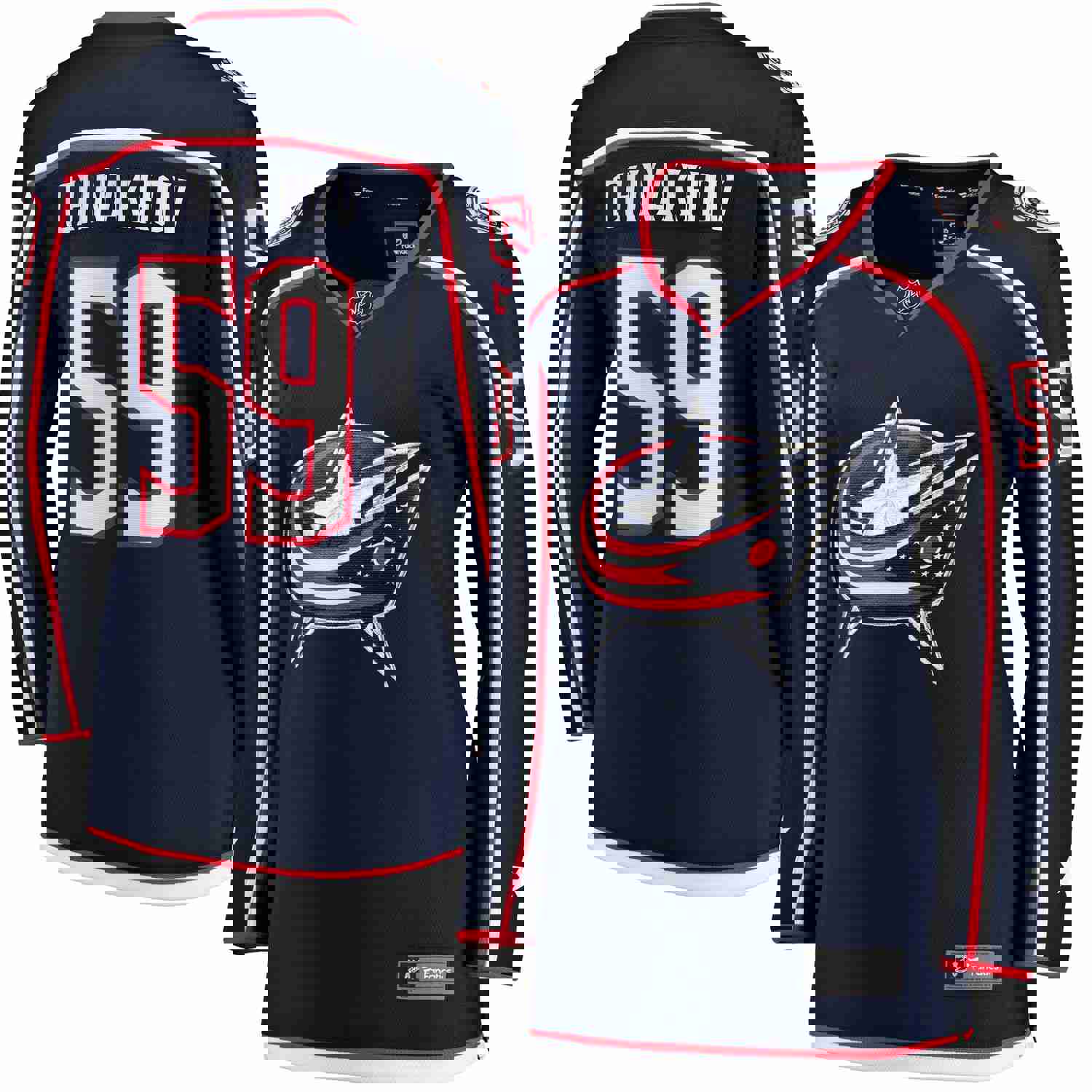 Yegor Chinakhov Columbus Blue Jackets Fanatics Branded Women's Home Breakaway Player Jersey - Navy