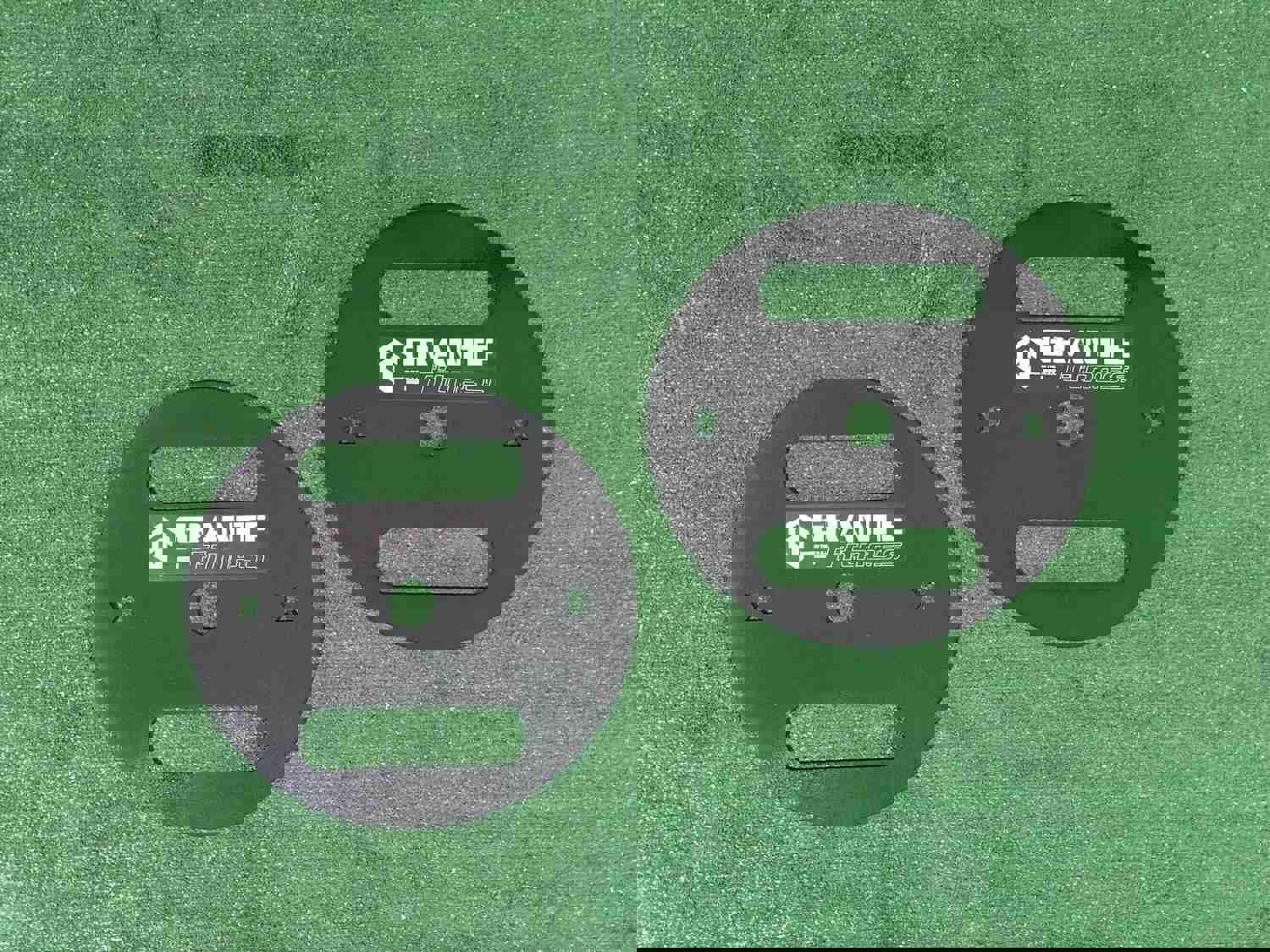 Granite Fitness Thin Steel Olympic Weight Plate 10Lb Pair