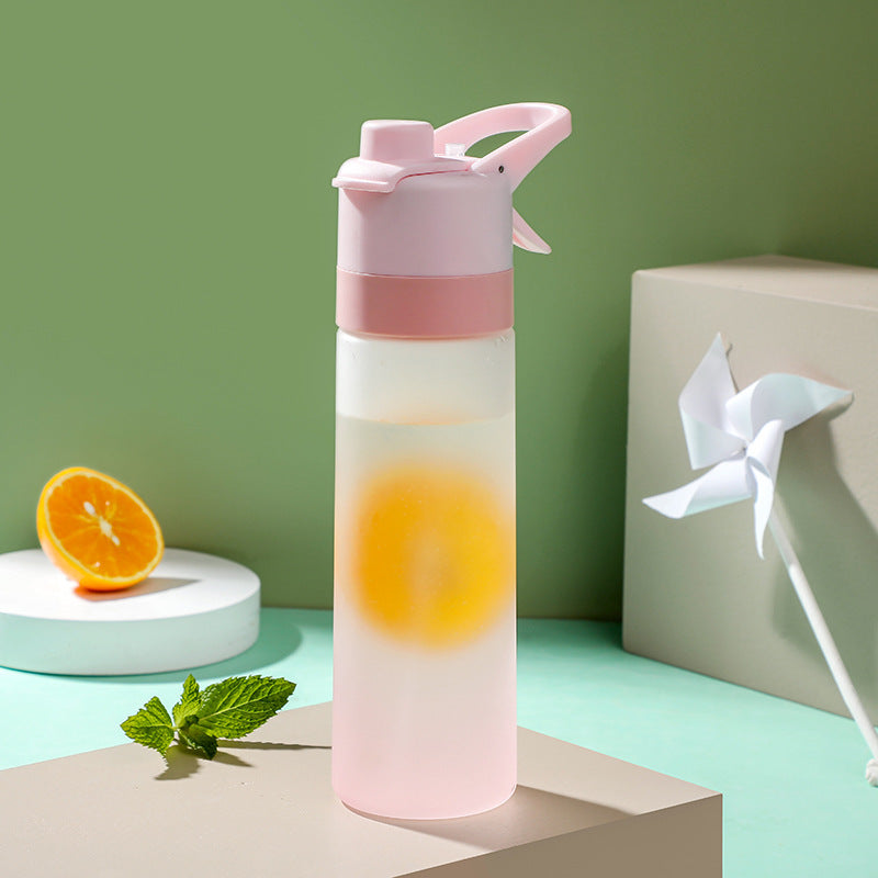 Large Capacity Spray Water Bottle for Outdoor Sports and Fitness