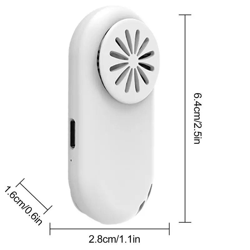 Mini Fan With Clip Rechargeable Personal Circling Fans For Travel, Camping, Walking, Cycling And Daily Use