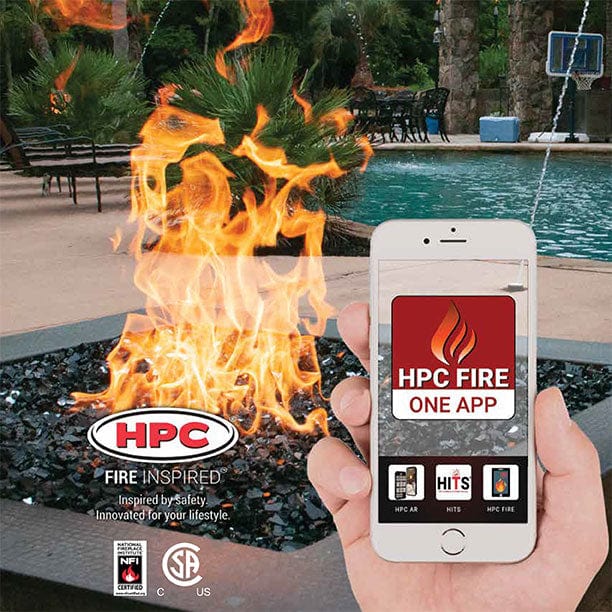 66 X 16 Rectangle H-Burner Fully Assembled Commercial Grade CSA Certified Fire Pit Insert with Electronic Ignition