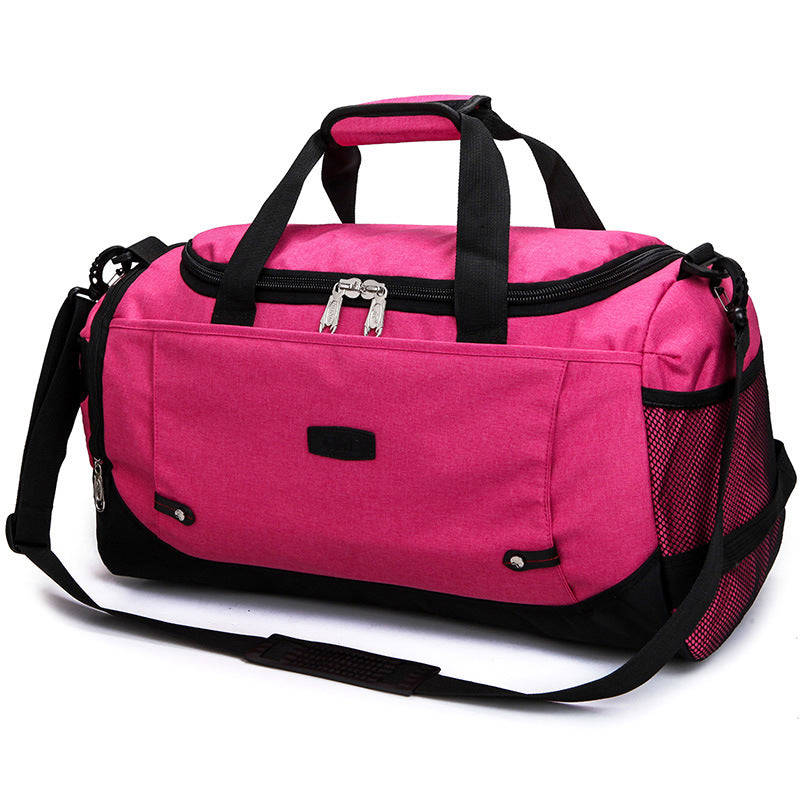Large Capacity Travel Bag with Separate Shoe Compartment