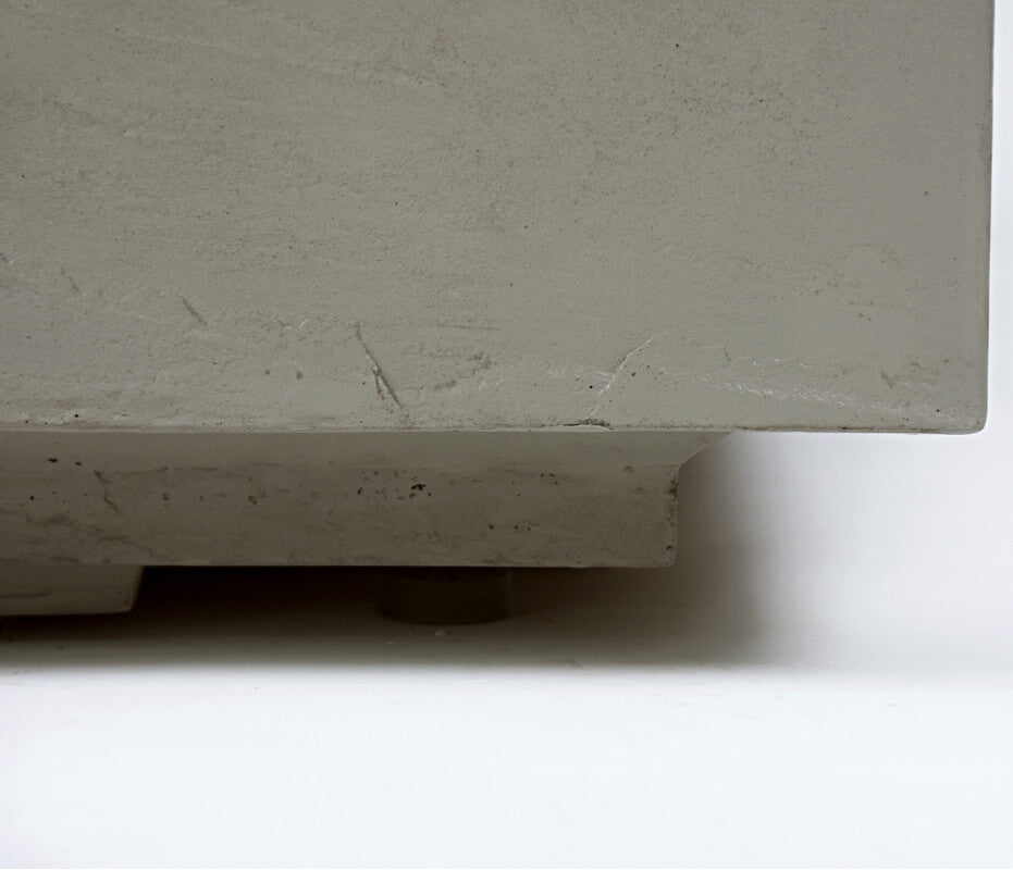 Elementi Capertee Square Concrete Fire Pit Table - OFG411SG