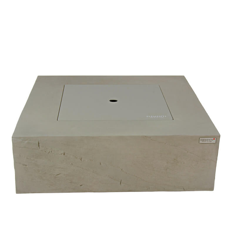 Elementi Capertee Square Concrete Fire Pit Table - OFG411SG