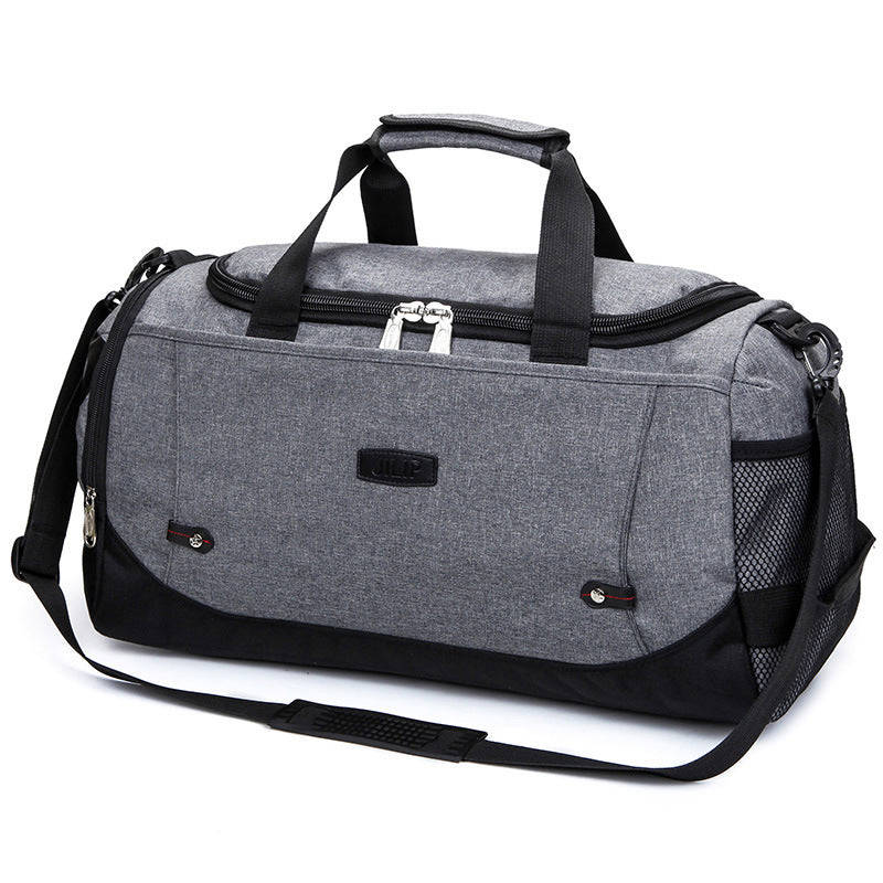 Large Capacity Travel Bag with Separate Shoe Compartment