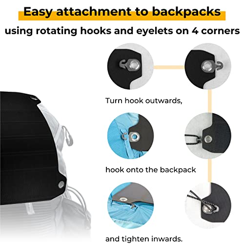 Sunnybag Leaf PRO | Premium Outdoor Solar Charger | 7.5W Flexible Solar Panel for Hiking & Camping