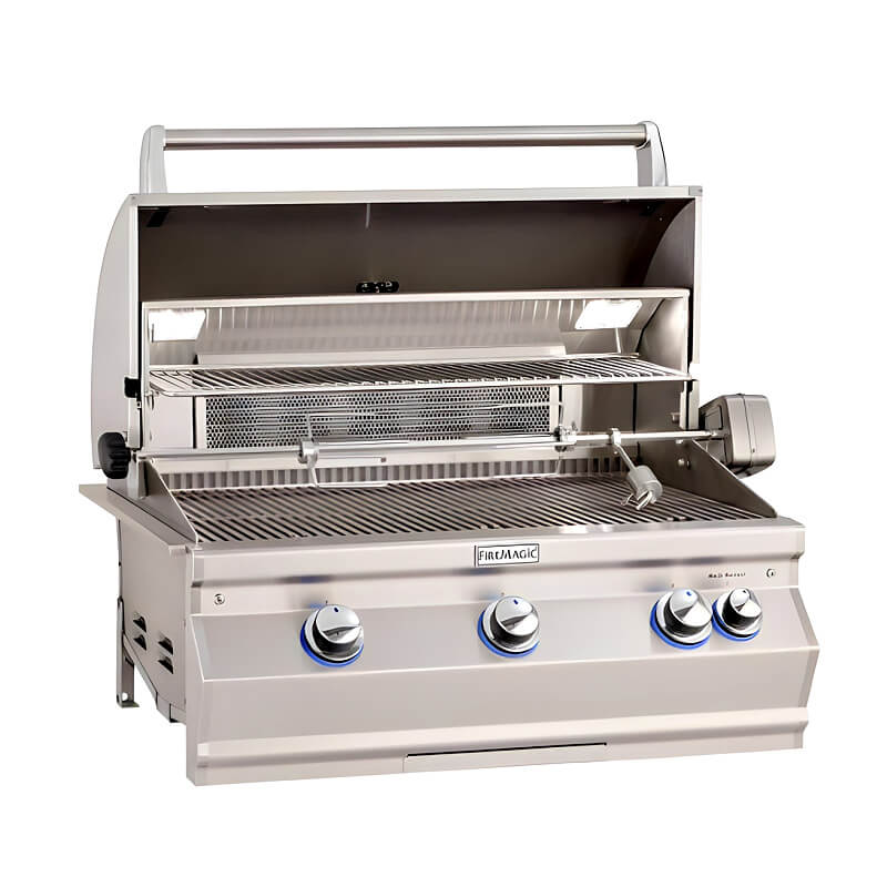 Fire Magic A790I Aurora 36-Inch Built-In Gas Grill with Magic View Window & Rotisserie