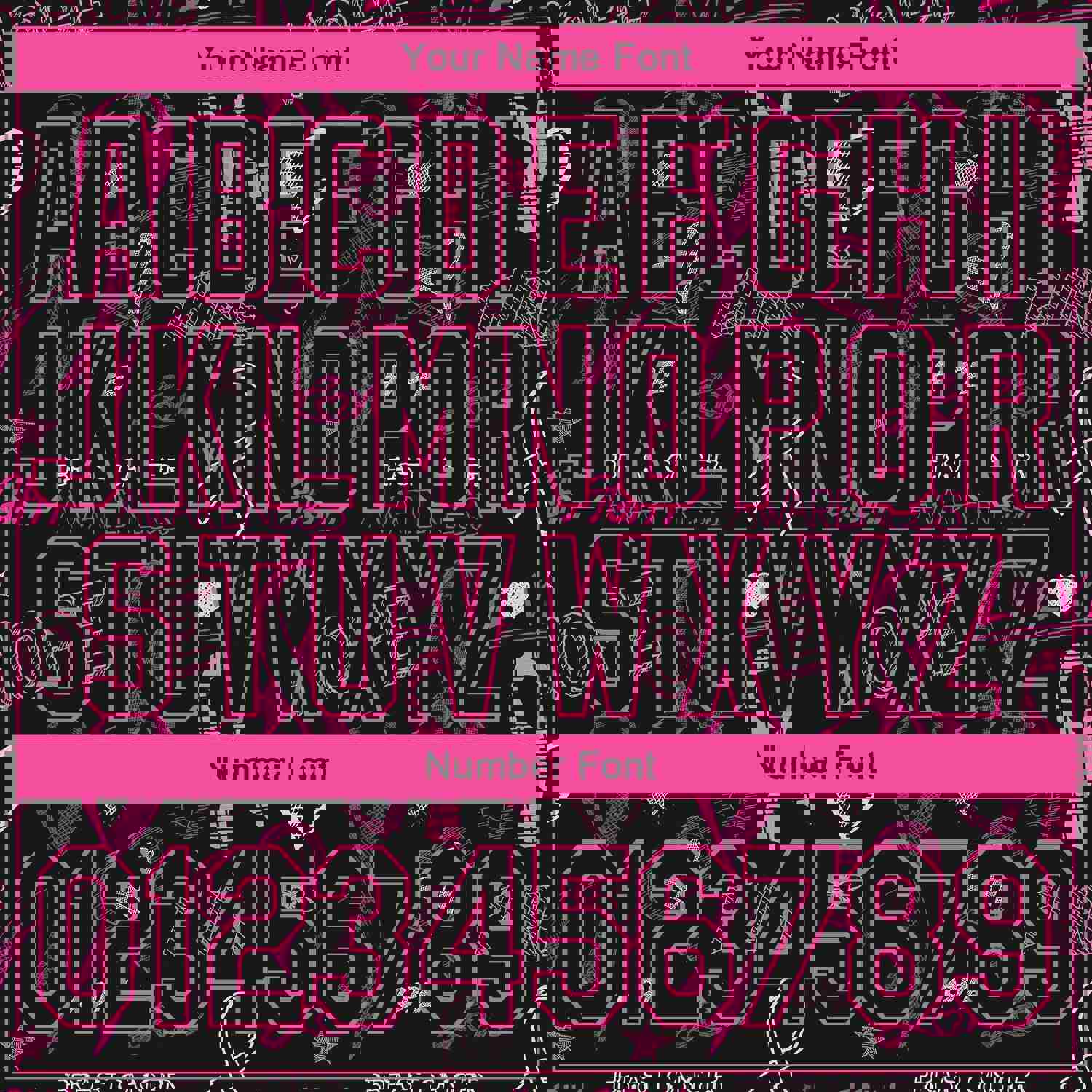 Custom Black Pink 3D Pattern Design Pink Ribbon Breast Cancer Awareness Month Women Health Care Support Performance T-Shirt