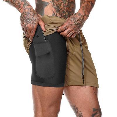 Men's Fitness Sports Training Quick-Drying Jogging Pants with Stealth Pocket