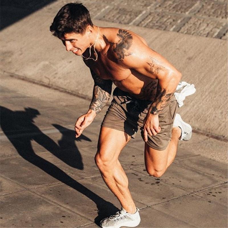 Men's Fitness Sports Training Quick-Drying Jogging Pants with Stealth Pocket