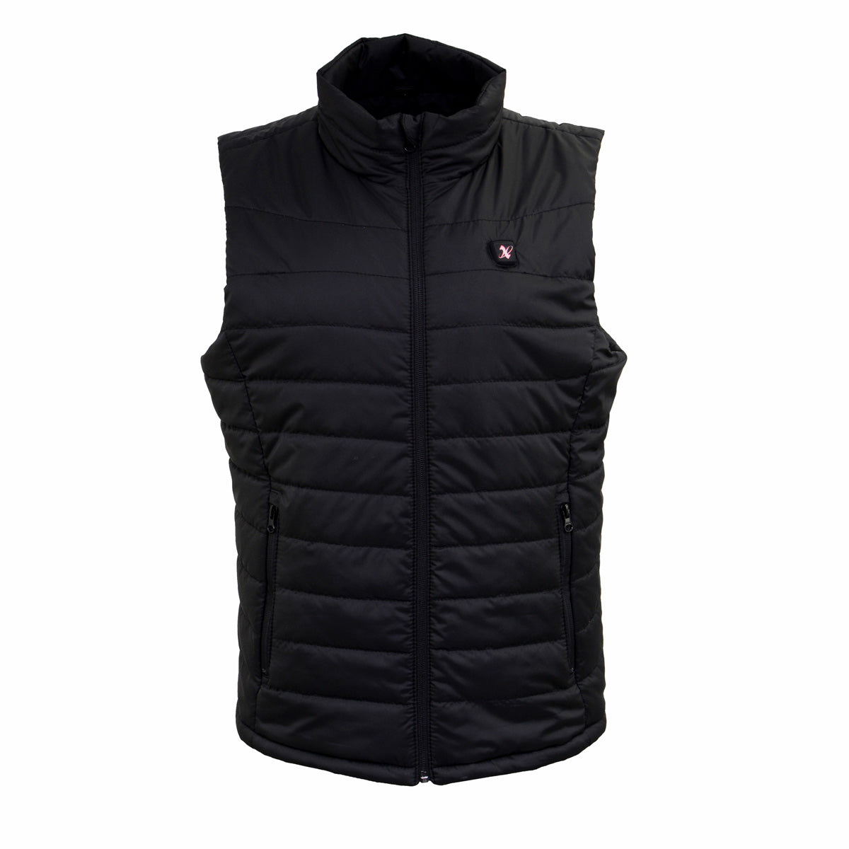 Nexgen Heat Women's NXL4301SET Puffer Black Heated Vest with Rechargeable Battery