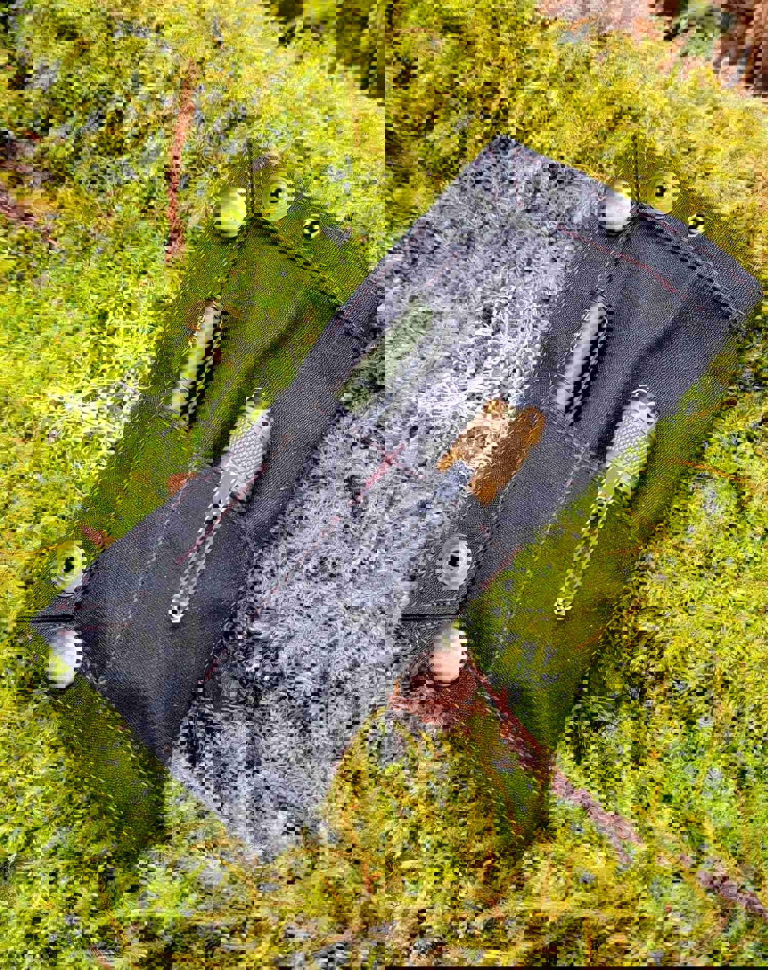 Black Waxed Canvas EDC Travel Tray for Gear Organization